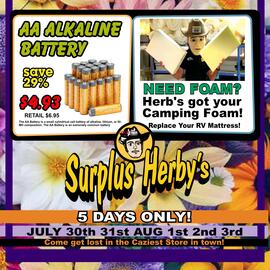Surplus Herby's flyer Page 13