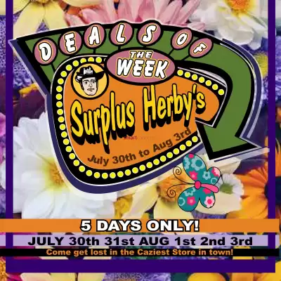 Surplus Herby's flyer (valid until 28-09)