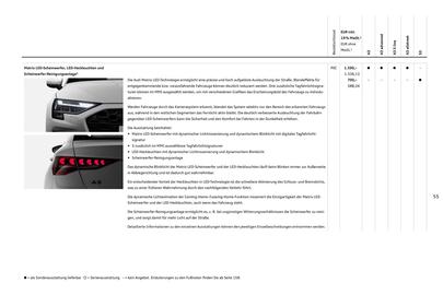 Audi Prospekt Seite 55