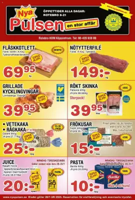 Nya Pulsen reklamblad