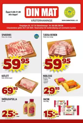 Din Mat reklamblad (giltig till och med 3-08)