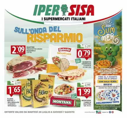 Volantino IperSisa (valido fino al 7-08)