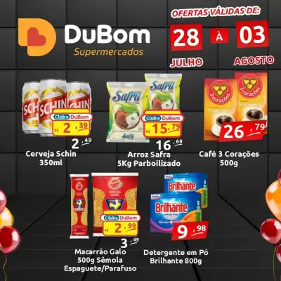 Catálogo Dubom Supermercados (válido até 3-08)