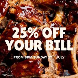 T.G.I. Friday's leaflet Page 1