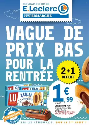 Catalogue E.Leclerc (valable jusqu'au 10-08)
