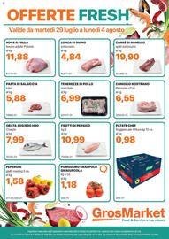 Volantino GrosMarket settimana 31 Pagina 1