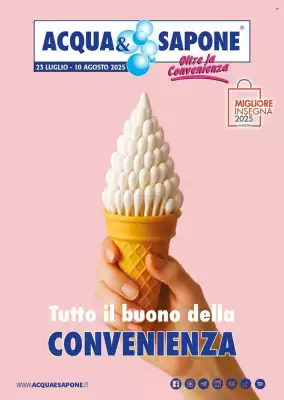 Volantino Acqua & Sapone (valido fino al 10-08)