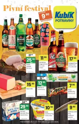 Kubík potraviny leták