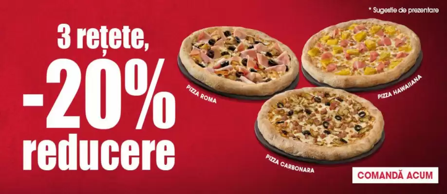 Catalog Pizza Hut (valid până la 10-08)