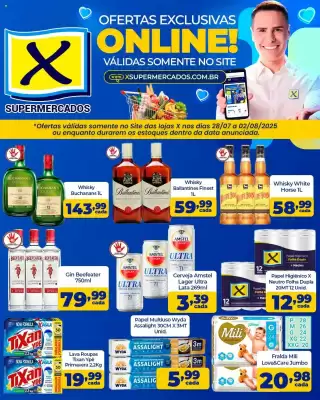 Catálogo X Supermercados (válido até 2-08)
