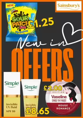 Sainsbury's leaflet
