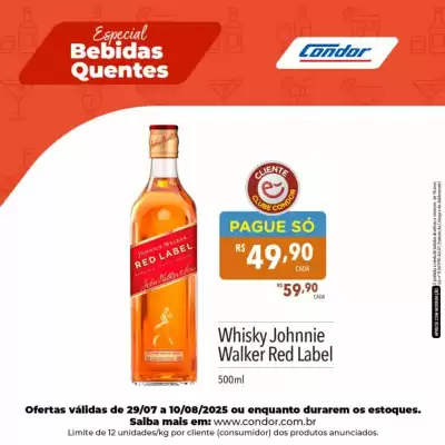 Catálogo Supermercados Condor (válido até 10-08)