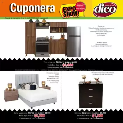 Catálogo Muebles Dico (válido hasta 1-09)