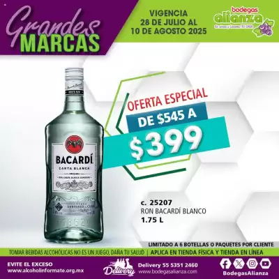 Catálogo Bodegas Alianza (válido hasta 11-08)