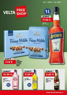 VELTA Free Shop leták (platné do 7-08)