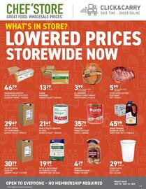 US Foods Chef's Store Weekly Ad Page 1