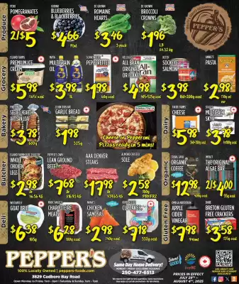 Pepper's Foods flyer (valid until 10-09)