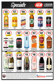 IGA Liquor catalogue week 31 Page 1