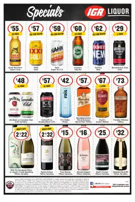 IGA Liquor catalogue (valid until 5-08)