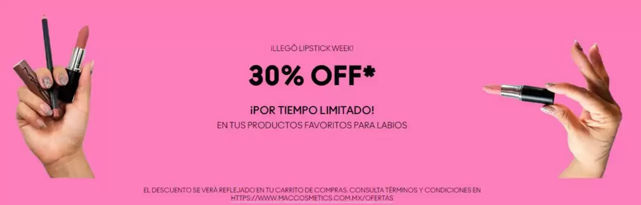 Catálogo MAC Cosmetics (válido hasta 31-08)
