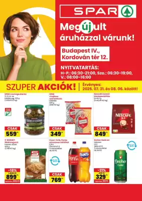 Spar akciós újság (érvényes eddig: 6-08)