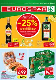 Eurospar Flugblatt Seite 1