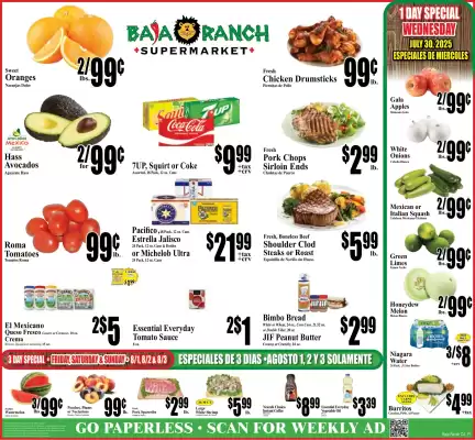 Baja Ranch Weekly Ad (valid until 8-08)