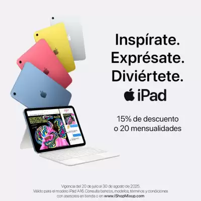 Catálogo iShop Mixup (válido hasta 30-08)