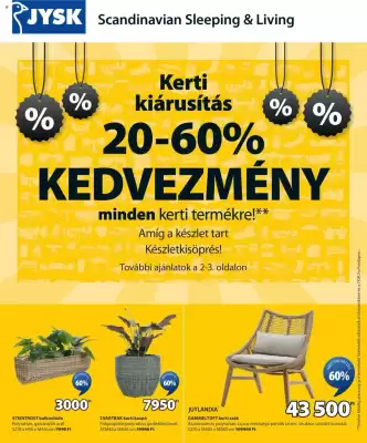 JYSK akciós újság