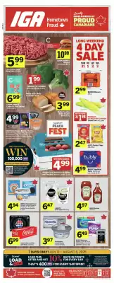 IGA flyer