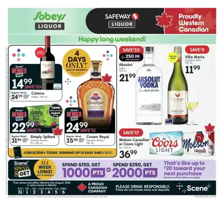 Safeway flyer (valid until 8-08)