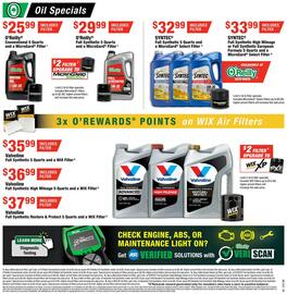 O'Reilly Auto Parts Weekly Ad Page 8