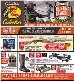 Cabela's Weekly Ad Page 1