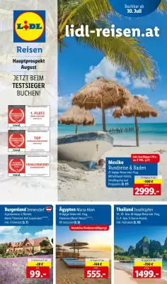 Lidl Reisen Flugblatt