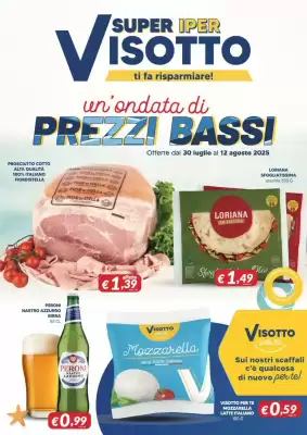 Volantino Supermercati Visotto (valido fino al 12-08)