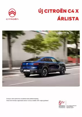 Citroën akciós újság (érvényes eddig: 30-11)