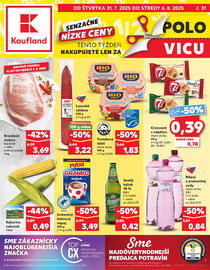 Kaufland SK akciós újság hét 31 Oldal 1