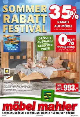 Möbel Mahler Prospekt (gültig bis 12-08)