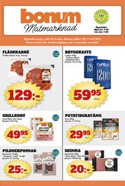 Bonum Matmarknad reklamblad vecka 31 Sida 1