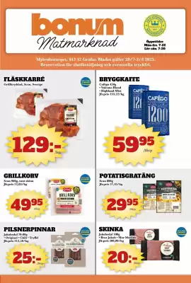 Bonum Matmarknad reklamblad