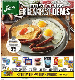 Lowes Foods Weekly Ad week 31 Page 1
