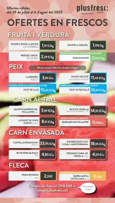 Folleto Plusfresc (válido hasta el 4-08)