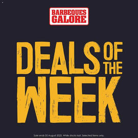 Barbeques Galore catalogue week 31 Page 1