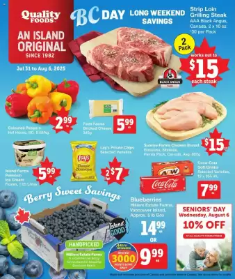 Quality Foods flyer