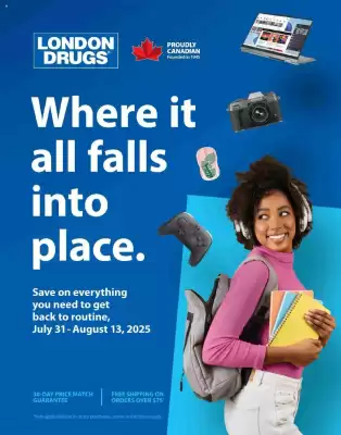 London Drugs flyer (valid until 14-08)