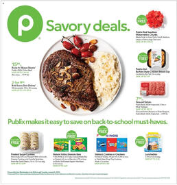 Publix Weekly Ad week 31 Page 1
