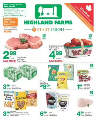 Highland Farms flyer