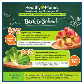 Healthy Planet flyer Page 1