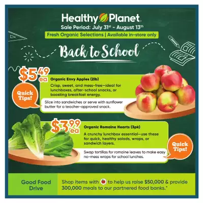 Healthy Planet flyer
