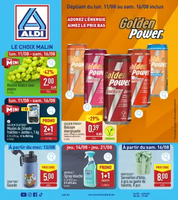ALDI Dépliant (geldig t/m 16-08)